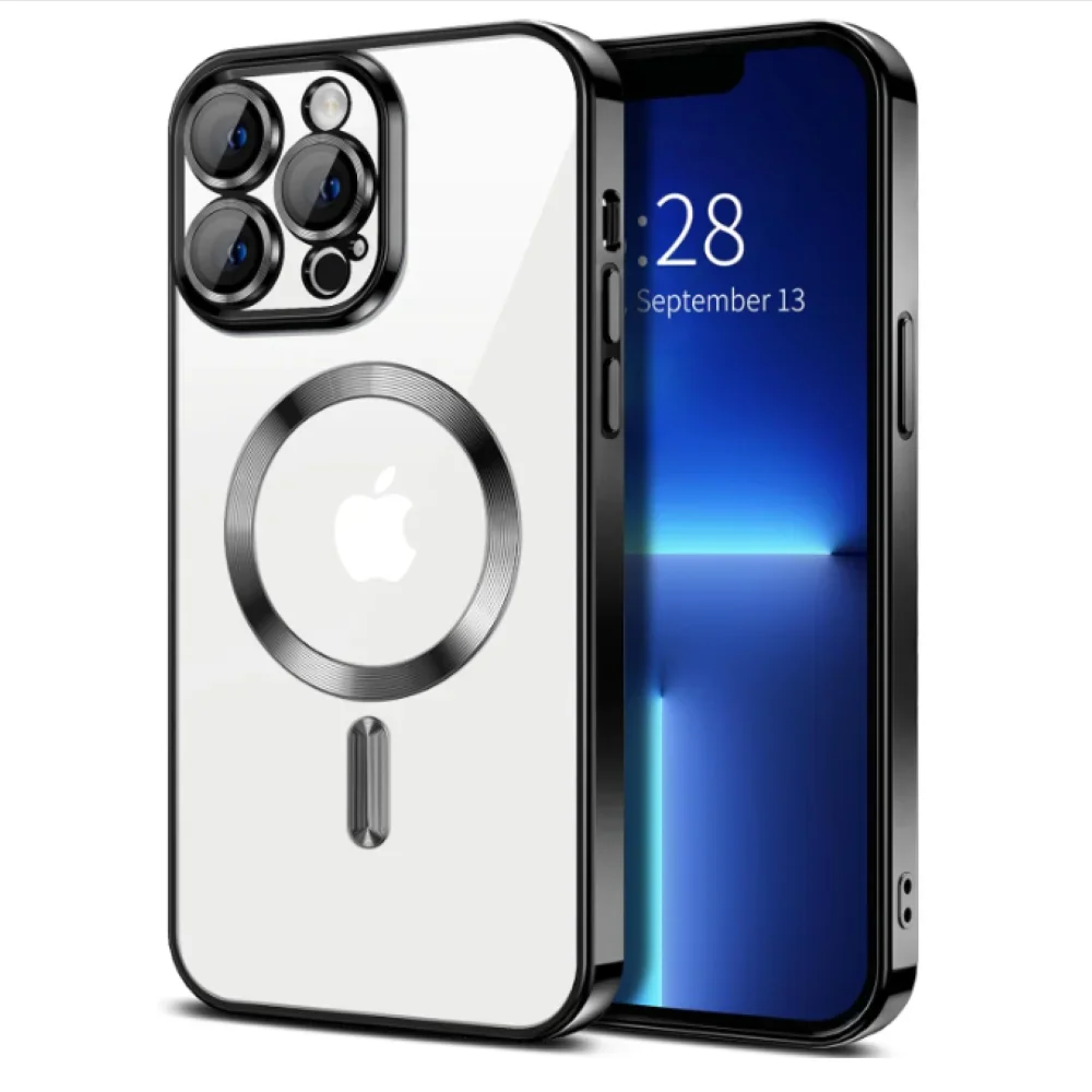 Роскошный Магнитный ударопрочный чехол для телефона iPhone 16 15 14 ...