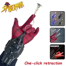 Ml Legends Spiderman Web Shooters Toys Spider Man Wrist Launcher Cosplay Peter Parker Accessories Props Gloves Gift For Children