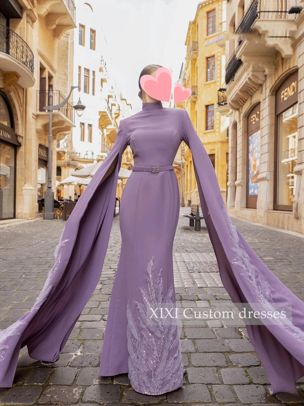 XIXI Вечерние платья по индивидуальному заказу А-силуэта с овальным вырезом и