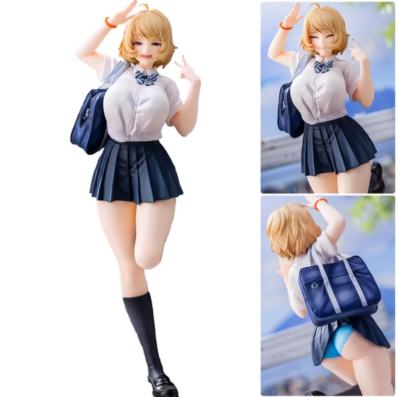 

Kanikeirr Japanese Girl Anime Figures Atsumi Chiyoko Jk Uniform Ver. Pvc Action Figure Collection Dolls Model Toy Home Decoratio