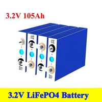 a new 3 2v 90ah 100ah 105ah lifepo4 battery cell 12v 24v for ev rv battery pack diy solar eu us tax free