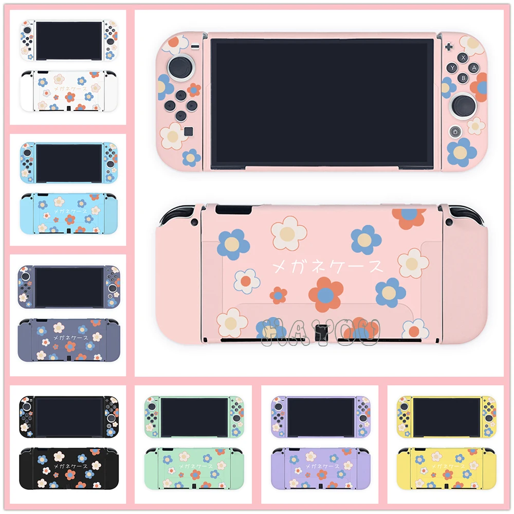 

Чехол для Nintendo Switch Oled, мягкий чехол из ТПУ, защитный чехол с разрезом, чехол для Switch OLED, аксессуары для Joycon, Прямая поставка