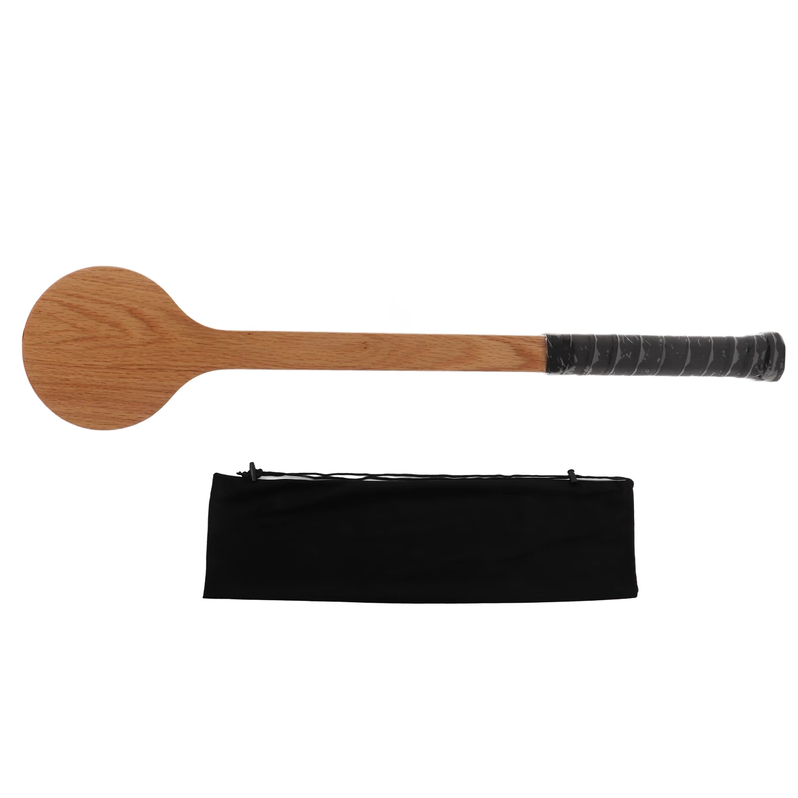 

Wooden Tennis Pointer Spoon Sweet Trainer with Storage Bag - 60cm/23.6in Version for Swing Practice Training in Sports