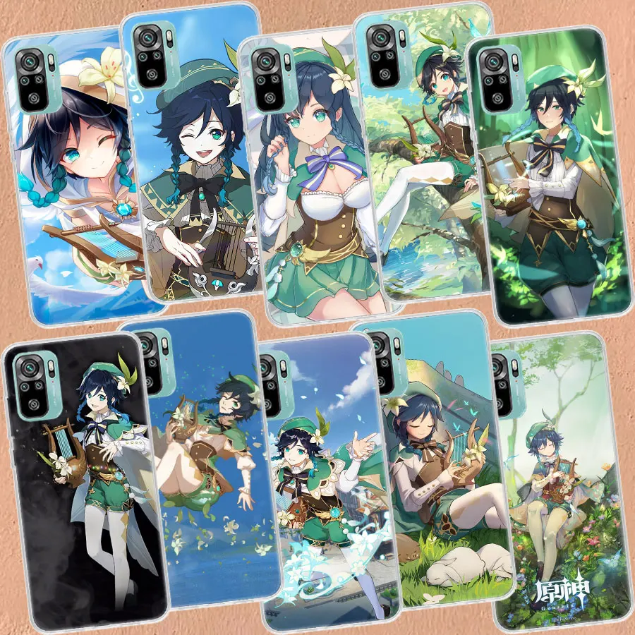 

Genshin Impact Venti Phone Case For Xiaomi Redmi 10 9 Prime 8 7 6 10A 10C 10X 9A 9C 9T 8A 7A 6A S2 K20 K30 K40 Pro Capa Coque