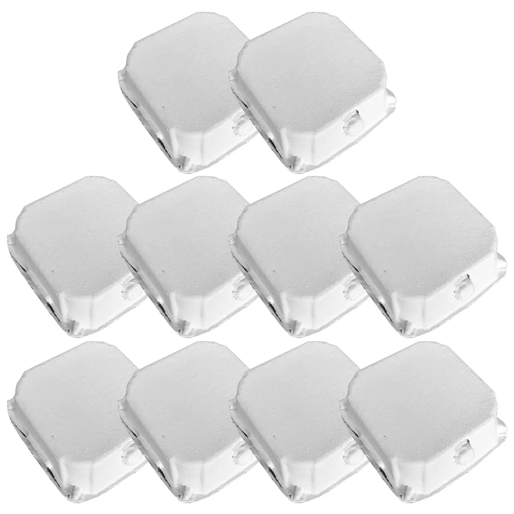 

10 Pcs Egg Carton Cartons Bulk Fridge Holder Container Chicken Paper Containers