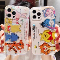 disney cartoon case glitter dumbo for phone cases for iphone 13 12 11 pro max mini xr xs max 8 x 7 se back cover