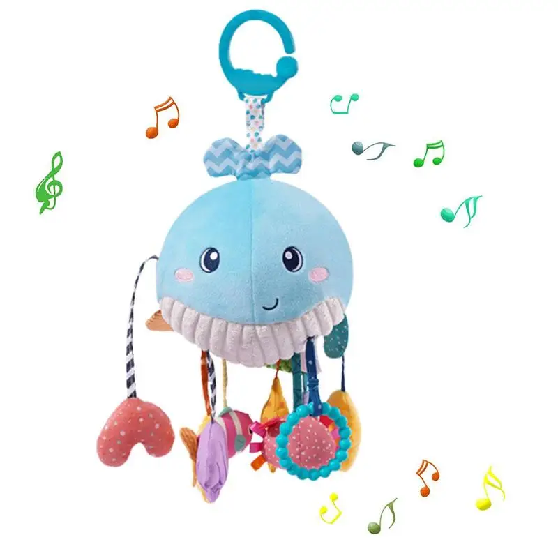 

Carseat Toy Mobile Crib Hanger Travel Sensory Toys For Boys & Girls Pull Activity Toy Birthday Gift For Boys Girls