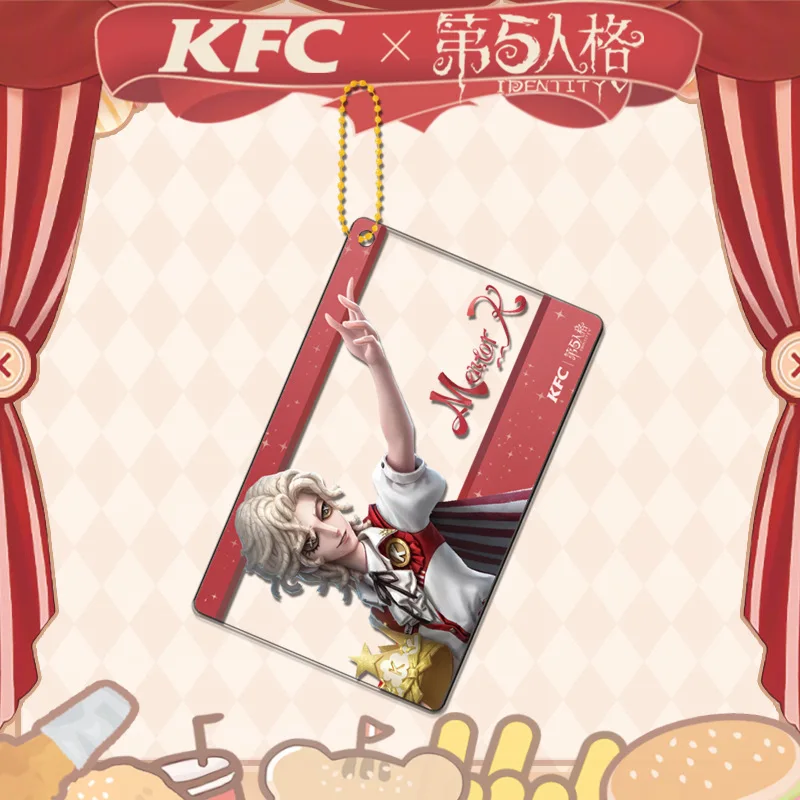 Mentotk KFC аниме брелок для ключей Identity V мужской женщин модный креативный Kawaii