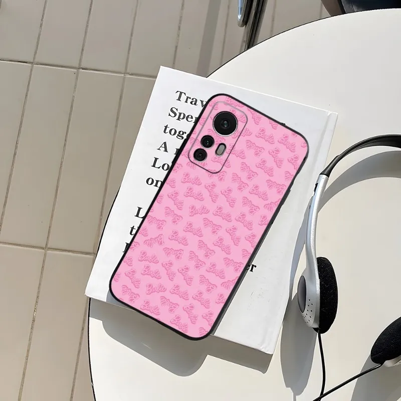 Фото Мультяшный B-Barbies, кукла, принцесса, телефонный чехол для Redmi Note 12S 12 11 11R 10 7 8 9 T 10A A2 Pro Plus, Черный силиконовый чехол №3