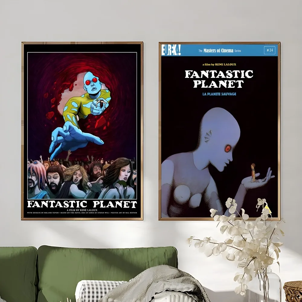 Фантастическая планета La planete sauvage плакат липкая настенная художественная печать