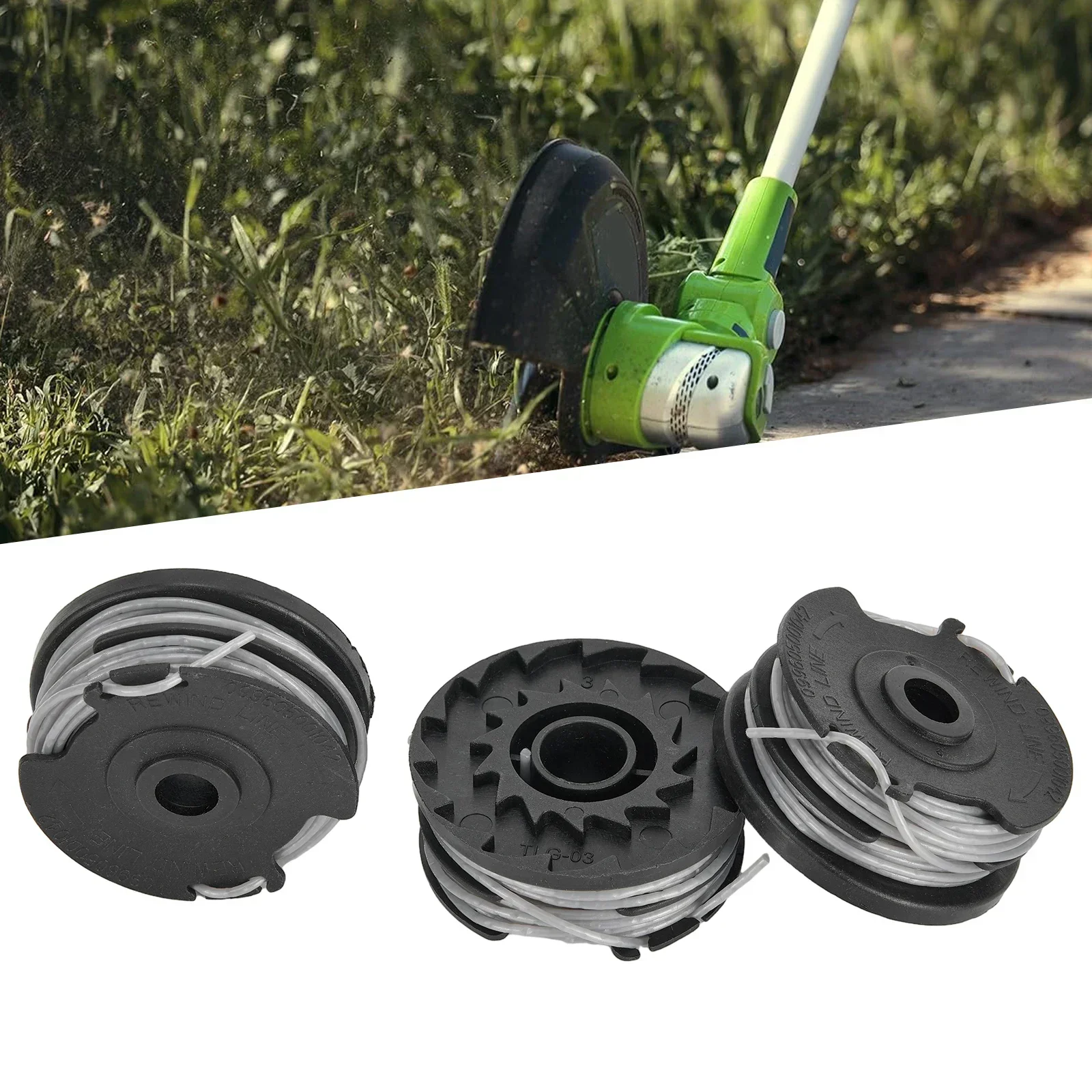 

Катушки для триммеров Greenworks G40LT G40LTK2 G40LTK2x 3 шт
