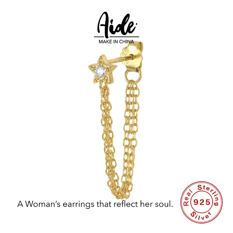 

Женские серьги-гвоздики из серебра и золота 18 К