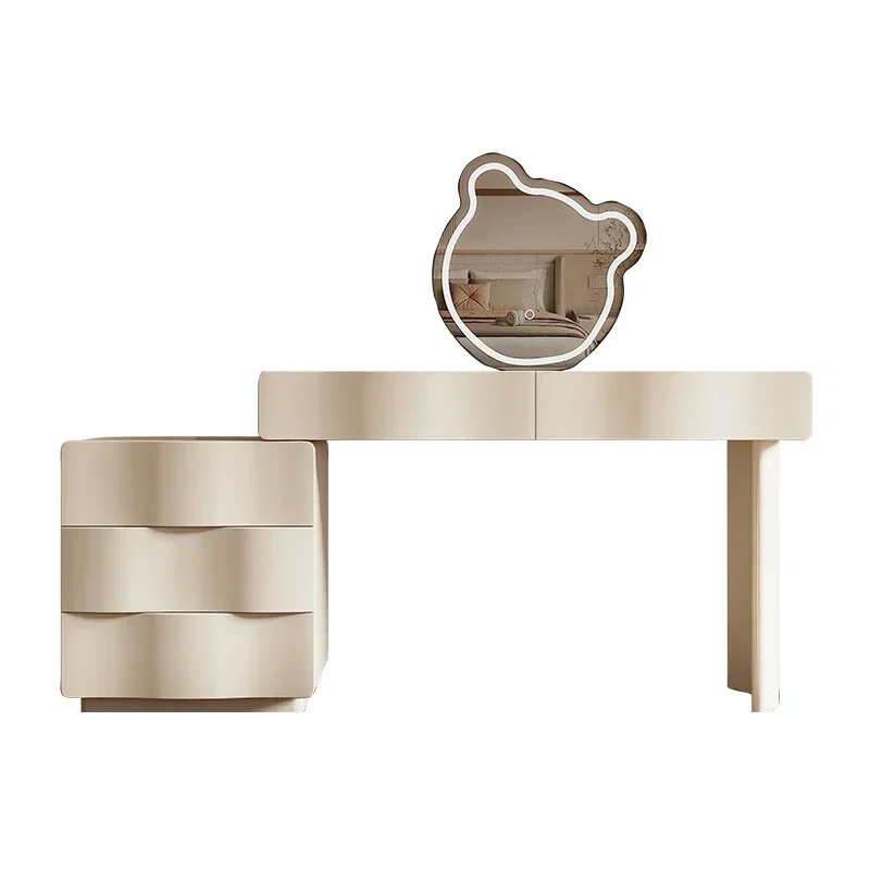 Massivholz Luxus Kommoden Schlafzimmercatoriischen Make-Up Einfache Mädchen Kleine Coiffeuse De Chambre