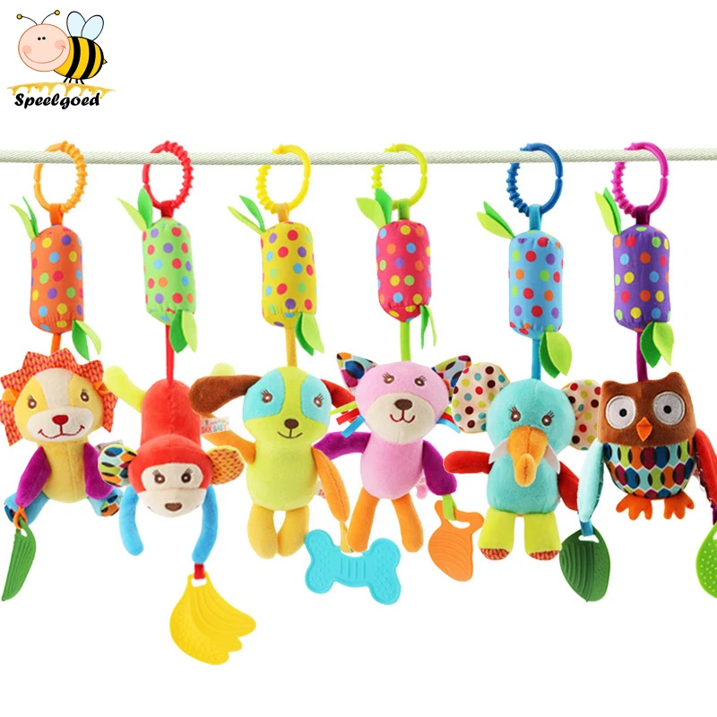 

Speelgoed Rattles Baby Toys 0-12 months Cartoon Animal Bed Stroller Baby Hanging Rattles Newborn Infant Toys Boys Girls Gifts