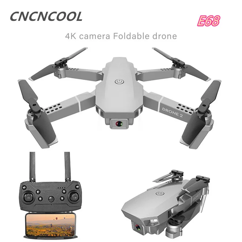 

Мини-Квадрокоптер Cncncool E68 складной, 4K HD, Wi-Fi, FPV