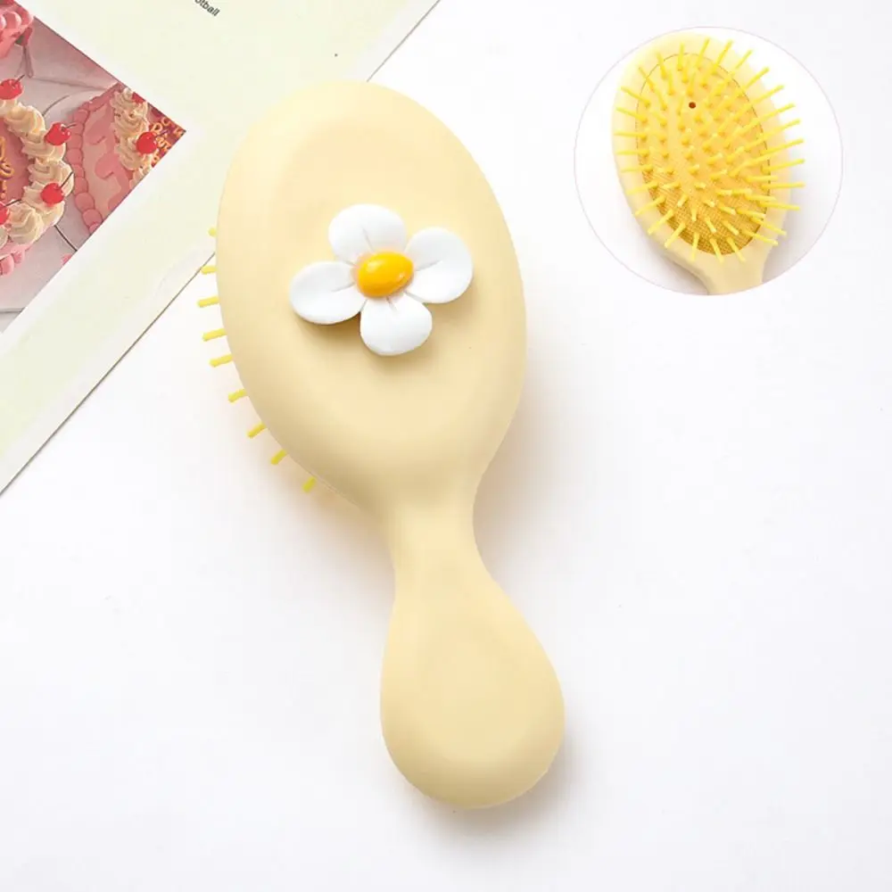 Яйца Мультфильм 2 в 1 набор расчесок с зеркалом сердце цветок бант подушка