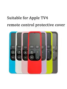 2 PCS Télécommande Couverture de protection tout compris, modèle  applicable: pour Apple TV 4K (Noir)
