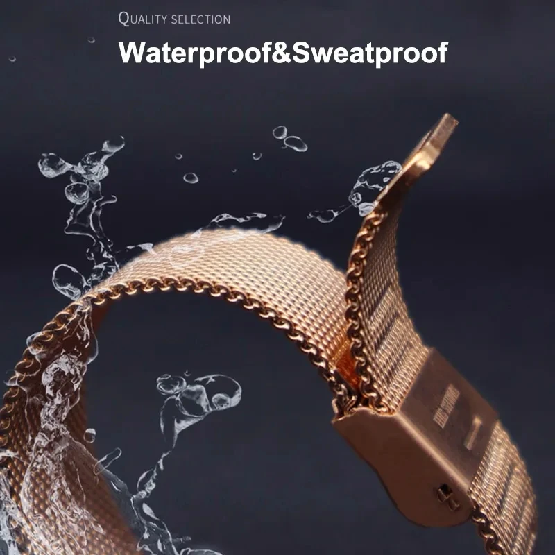 Унисекс Ремешок Для Часов Из Нержавеющей Стали 20 Мм/22 Мм Samsung Galaxy Watch 7/6/5/4 Classic Huawei