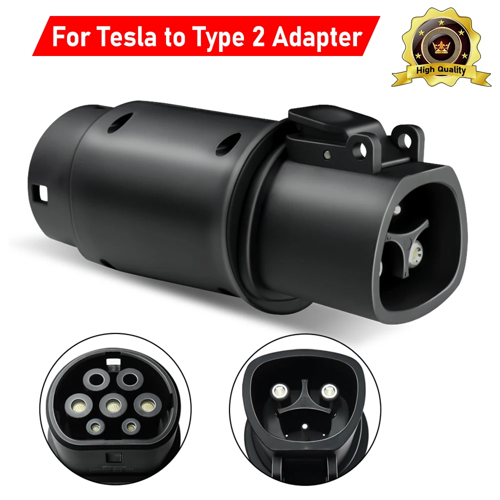 

For Tesla To Type 2 EV Adaptor 32A for EVSE Adapter Electric Cars Vehicle Charger 250V Charging Connector Single Phase