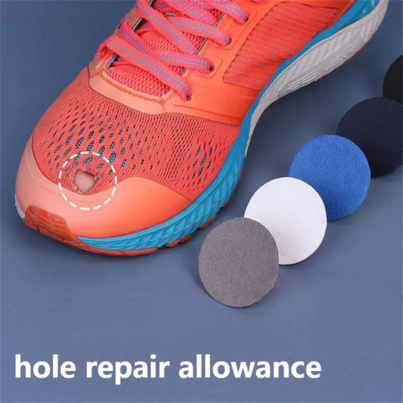 

6Pcs Shoes Patches Insoles Heel Repair Subsidy Sticky Shoes Hole In Cobbler Sticker Adhesive Anti-Wear Sneakers Heel Protector