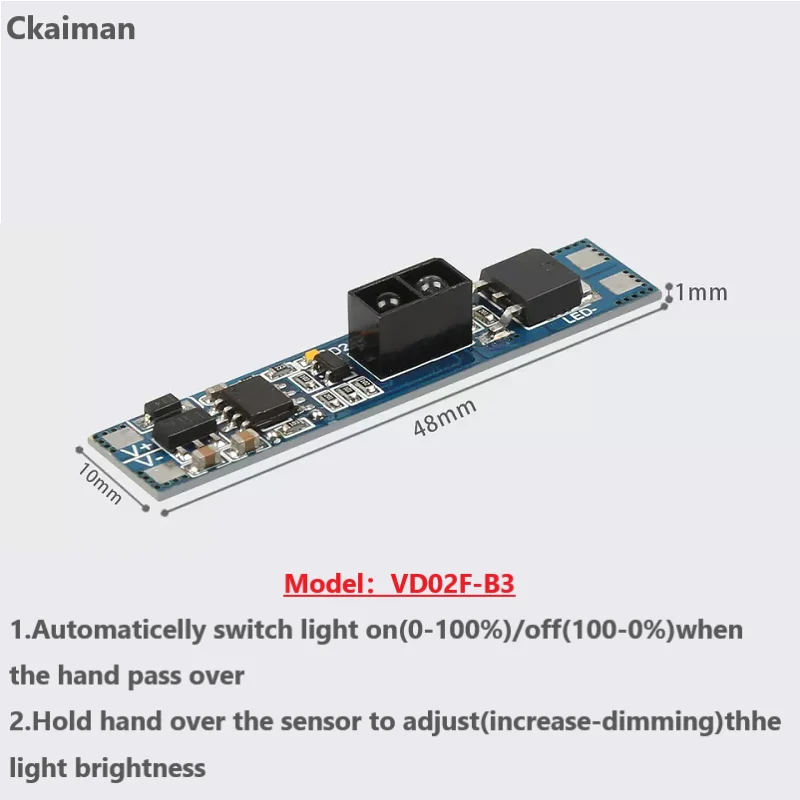 

Инфракрасный беспроводной выключатель FICLUX VD02F