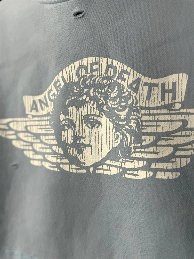 Толстовка 24ss в стиле Св. Майкла с надписью Angel