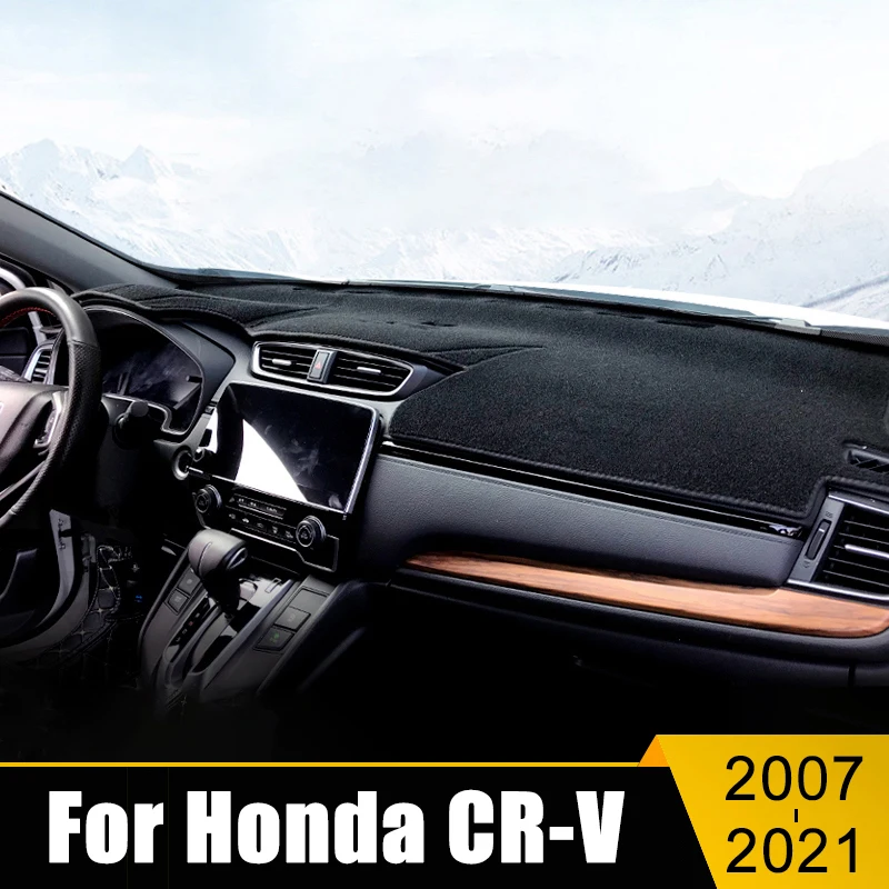 For Honda CRV CR-V RE RM RW 2007-2018 2019 2020 2021 Car Dashboard Covers Mat Avoid Light Pad Sun Shade Instrument Panel Carpets