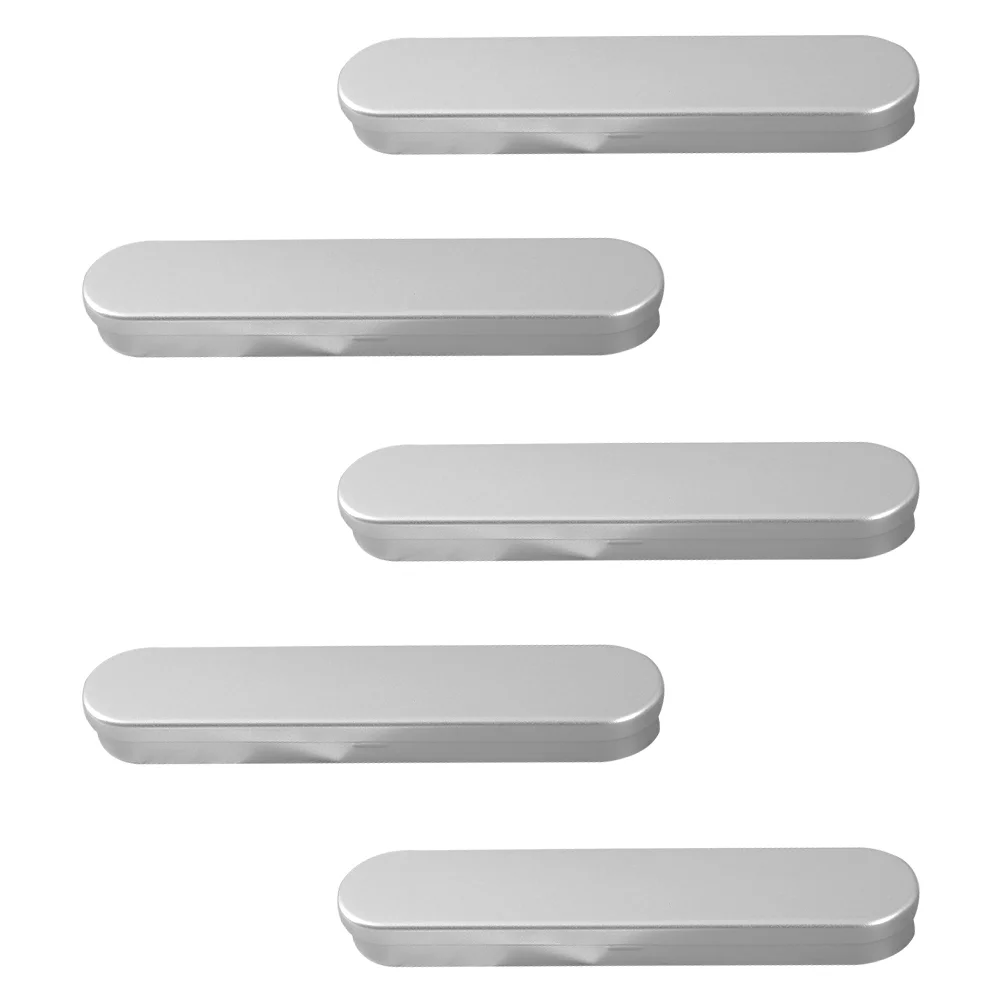 

Pen Gift Boxescase Box Metal Empty Slim Makeup Holder Brush Household Wrapping Penshard Bulktin Organizer