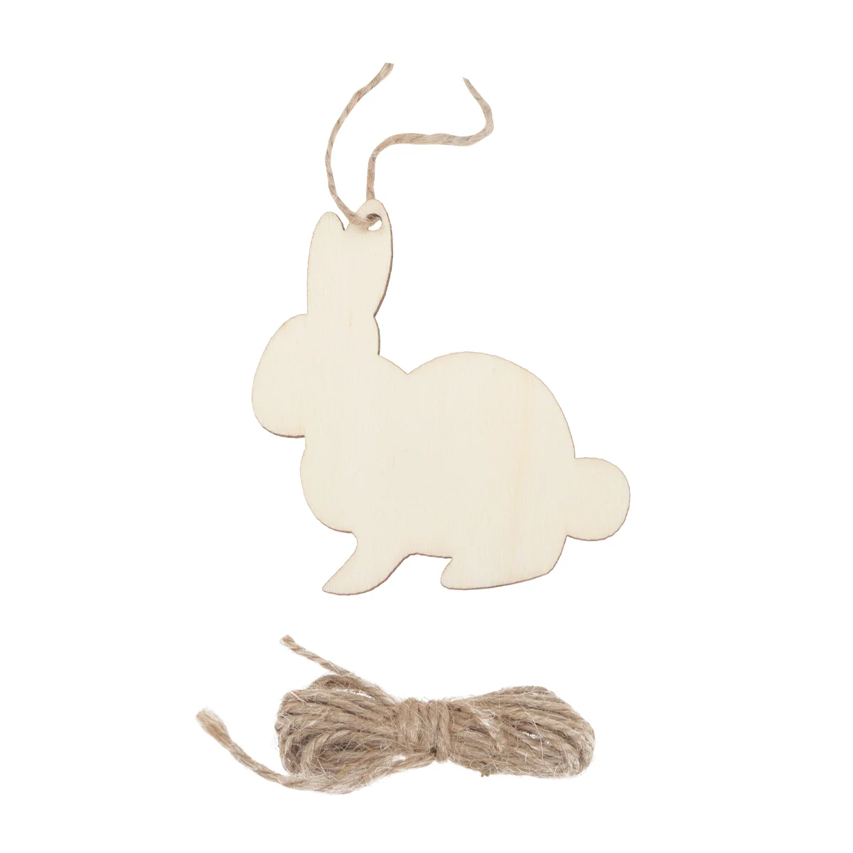 

Wooden Eastercrafts Bunny Wood Pendant Hanging Rabbit Diy Egg Tags Ornaments Cutouts Cutout Pieces Animal Unfinished
