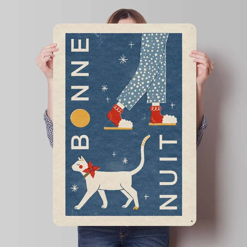 Настраиваемые плакаты на стену Юлия Дойтер настенные металлические жестяные