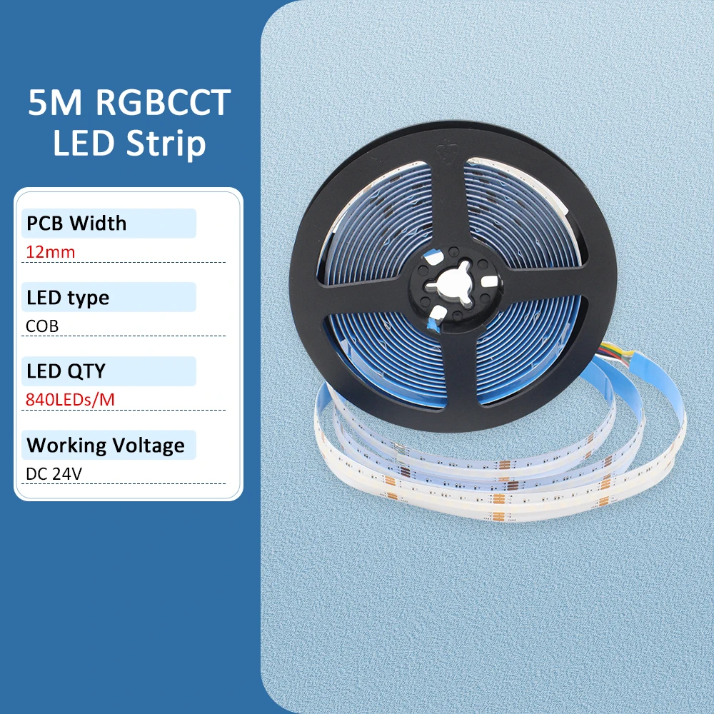 

МJJC RGB CCT светодиодная лента 24В 5м