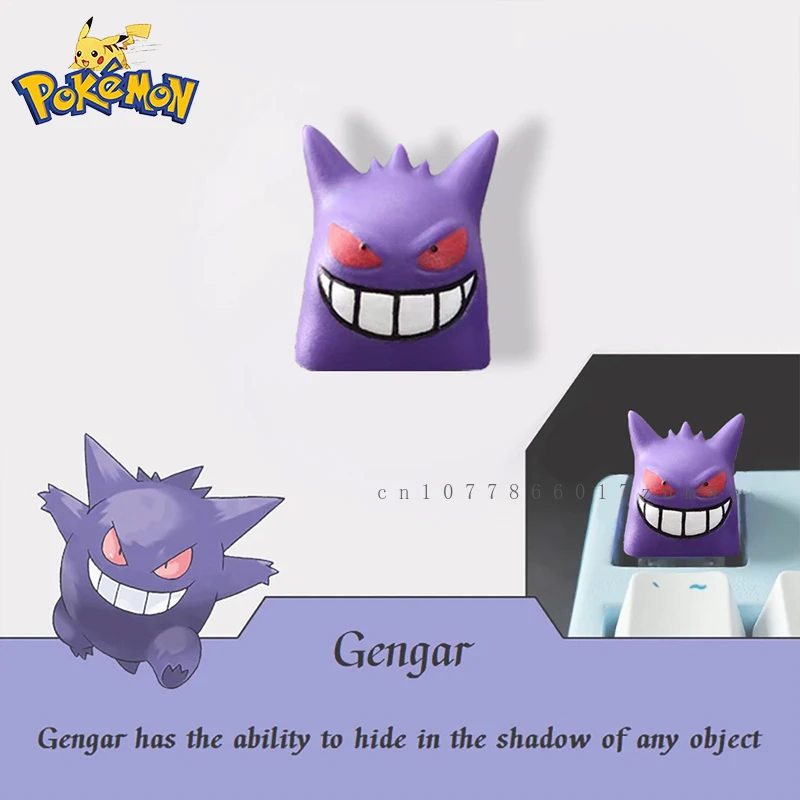 Чехол для ключей Pokemon Gengar персонаж аниме ‌ Смоляные колпачки механической