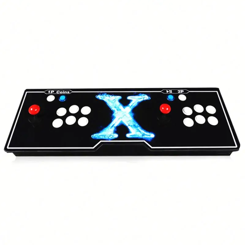 

PC Home Fighting Machine Slim Wooden Street Fighter Joystick 2 Players Game Console