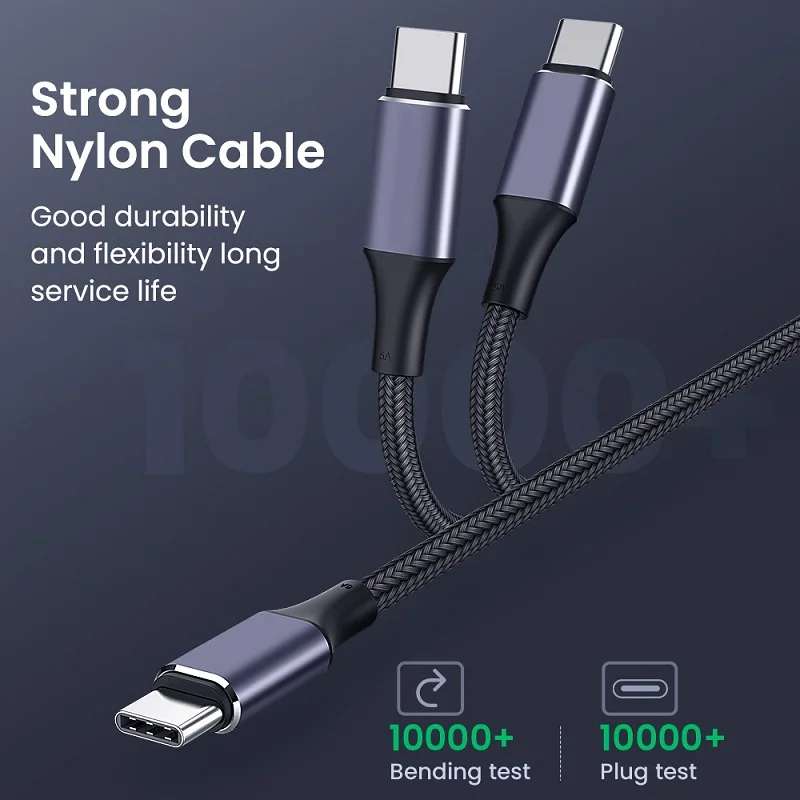 Кабель USB Type-C на 5 А 100 Вт