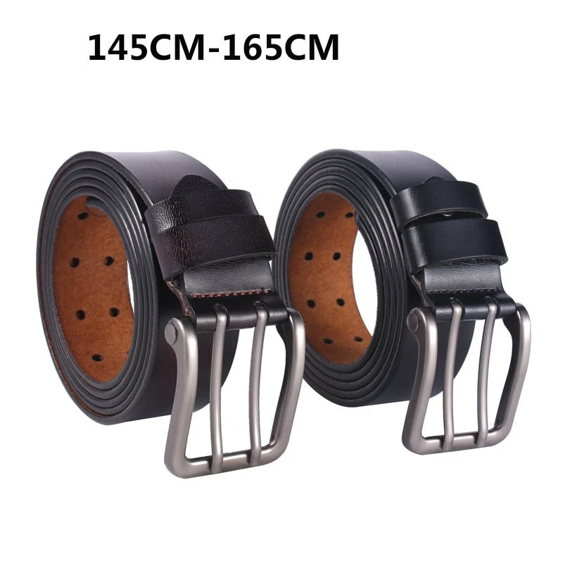 

150-170cm Men's Leather Large Needle Buckle Belt Extended Men Belt Extra Long Leather Belt Leisure Business Belt Belts for Men