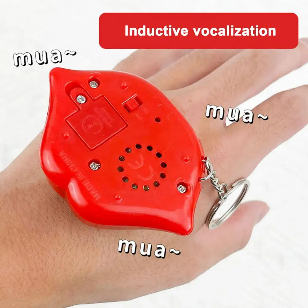 Брелок для рюкзаков портативная фотоподвеска с забавным звуком поцелуя