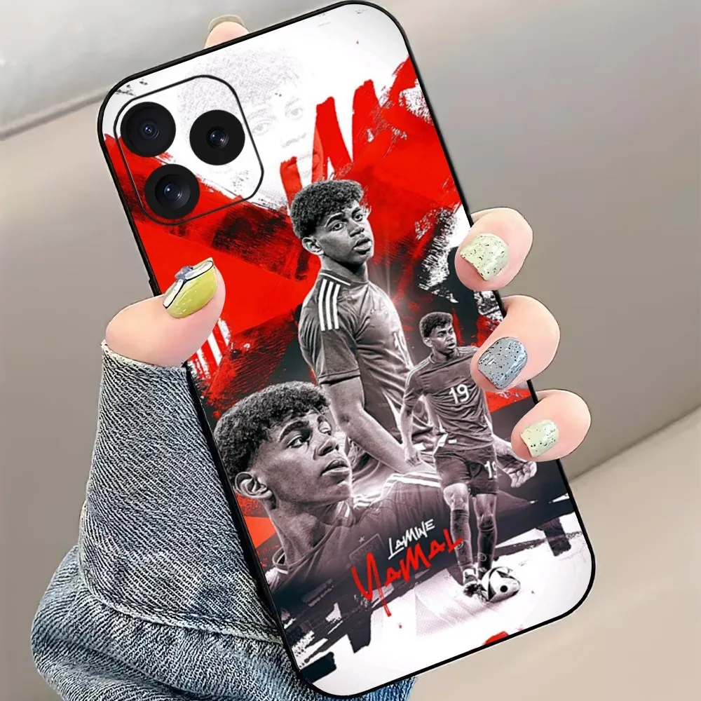 Чехол для телефона L-Lamine Football Y-Yamal iPhone 8 11 12 13 Pro 14 15 Mini X XR XS max Plus