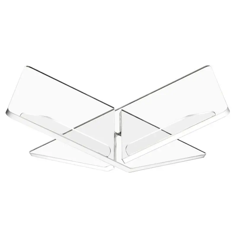 

Acrylic Book Stand Transparent Bookends Book Display Stand Multifunctional Book Storage Shelf Office Accessories