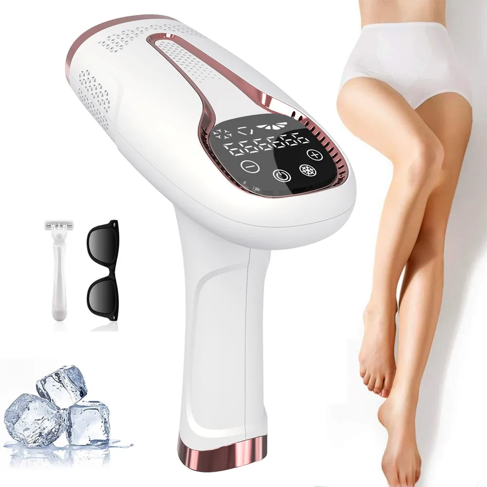 Permanent hair removal IPL hair removal laser epilator device depilador ice cool for women man bikini armpit facial hair remover