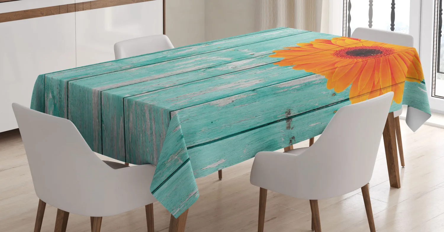 Скатерть в деревенском стиле ткань с рисунком для обеденного стола кухни и