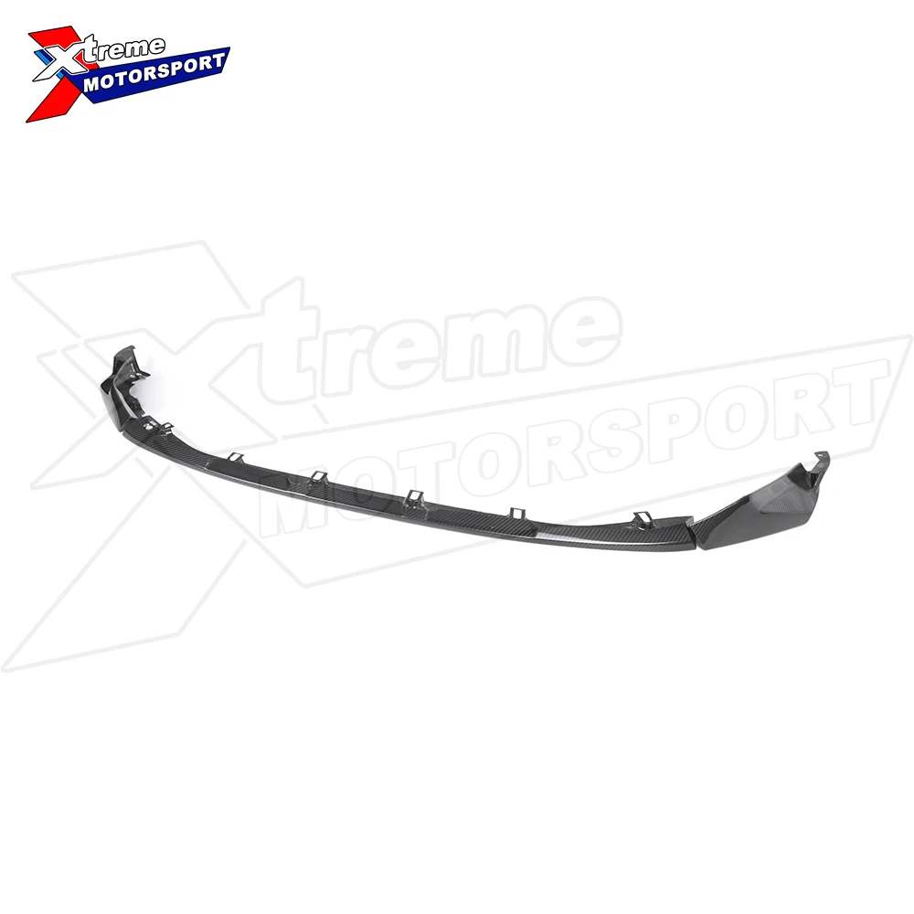 Фото Передняя губа из сухого углеродного волокна M Performance для BMW G80 G81 G82 G83 M3 M4, разделитель подбородка, диффузор, передний совок, спойлер, бампер, губа №4