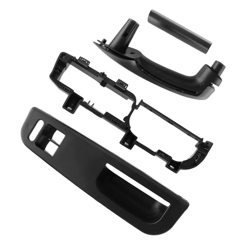 

LHD Interior Door Handle Grab Bracket Window Lift Switch Control Panel Bezel Cover Kit Black ABS Fit for VW Golf Bora 1J4867180A