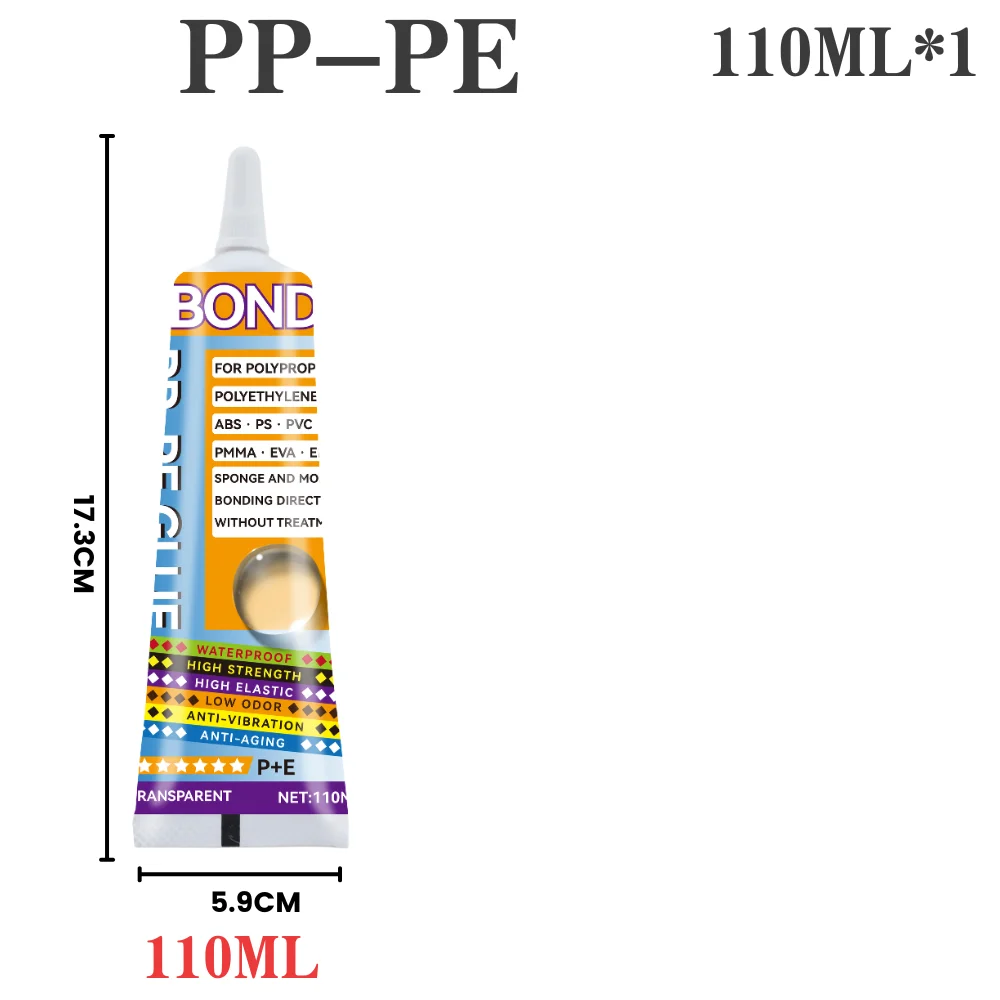 

EBONDE Прозрачный жидкий клей для пластика 110 мл