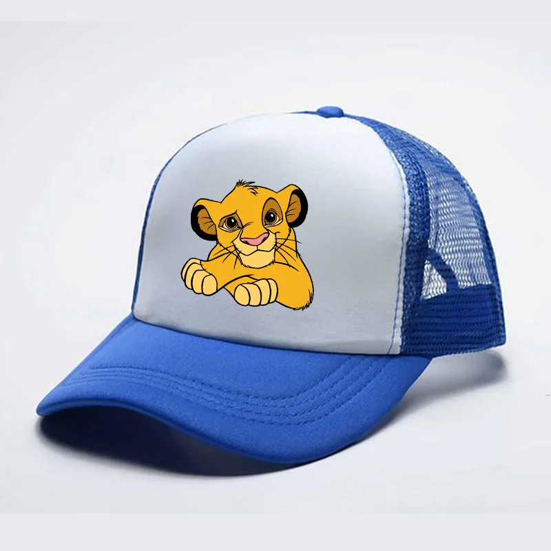 Картонный лев король детей детская кепка для мальчиков и девочек регулируемая бейсболка для младенцев с застежкой сзади, хип-хоп солнечная шляпа.