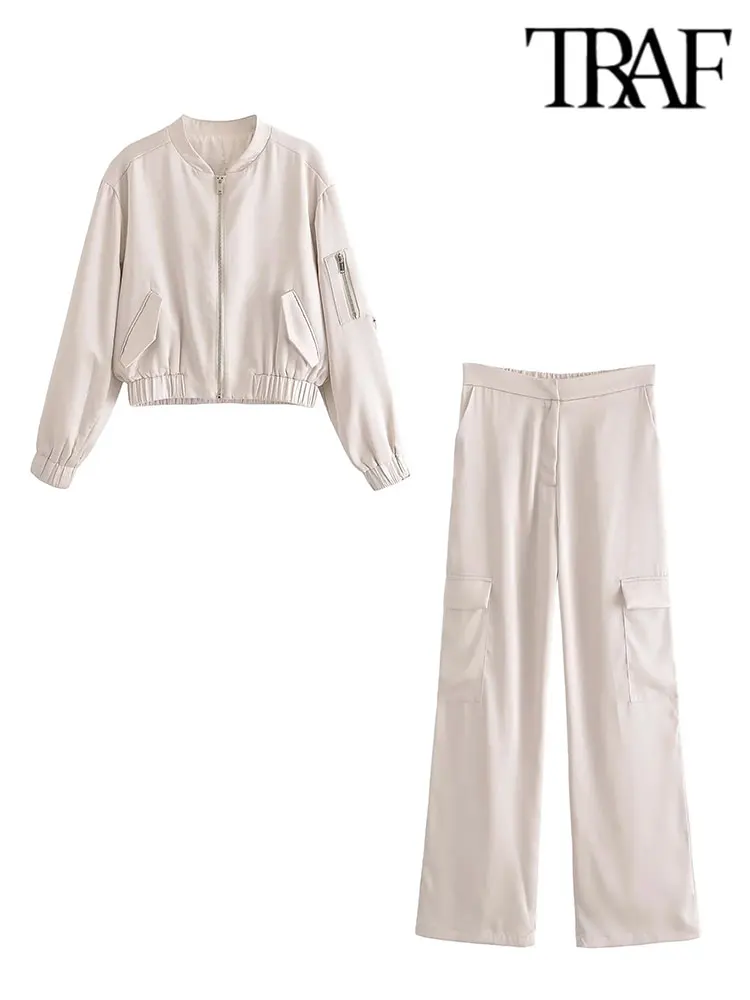 

Куртка-бомбер женская с длинным рукавом, на молнии