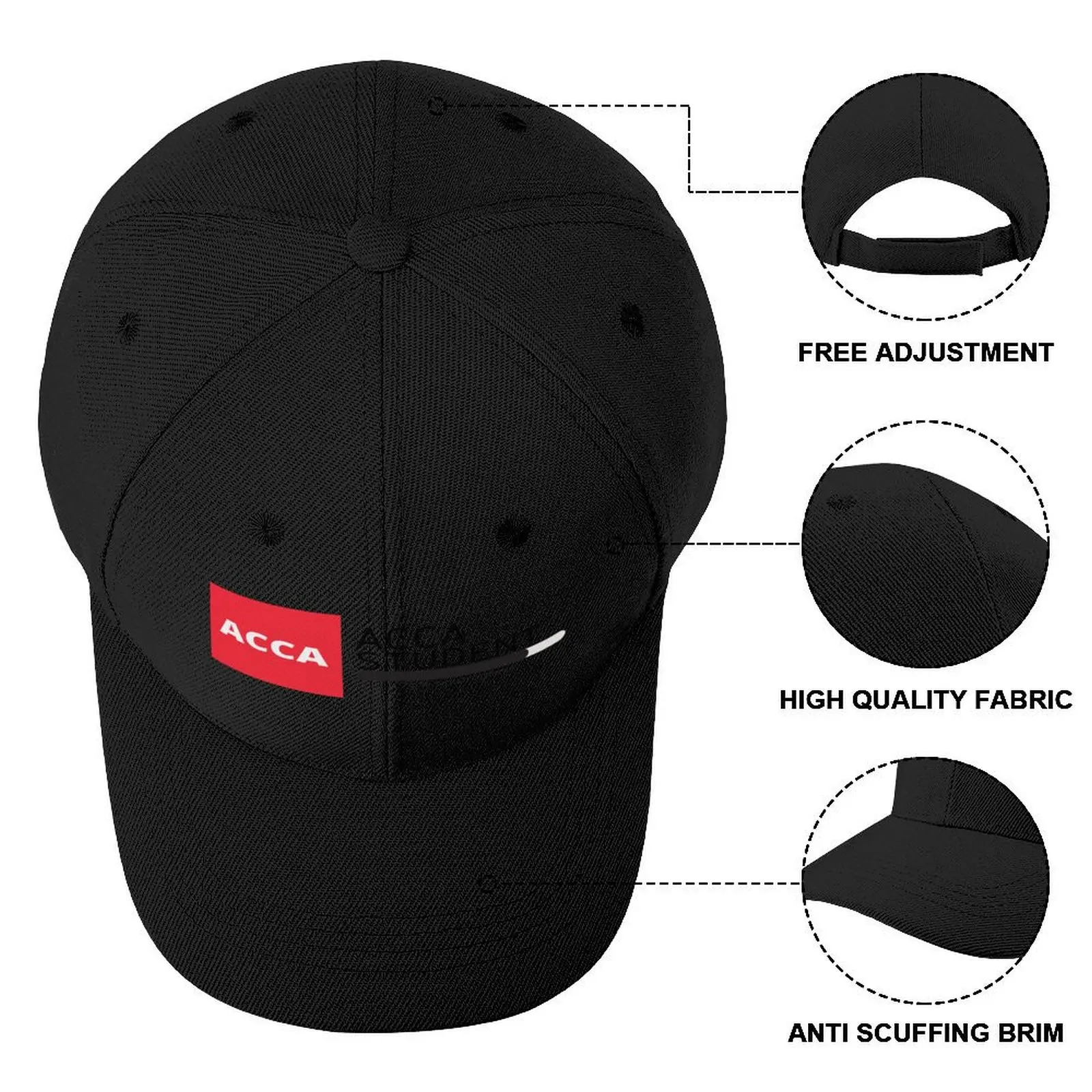 Студенческая бейсболка Acca Rave Ball Cap Роскошная женская пляжная аутлет Мужская