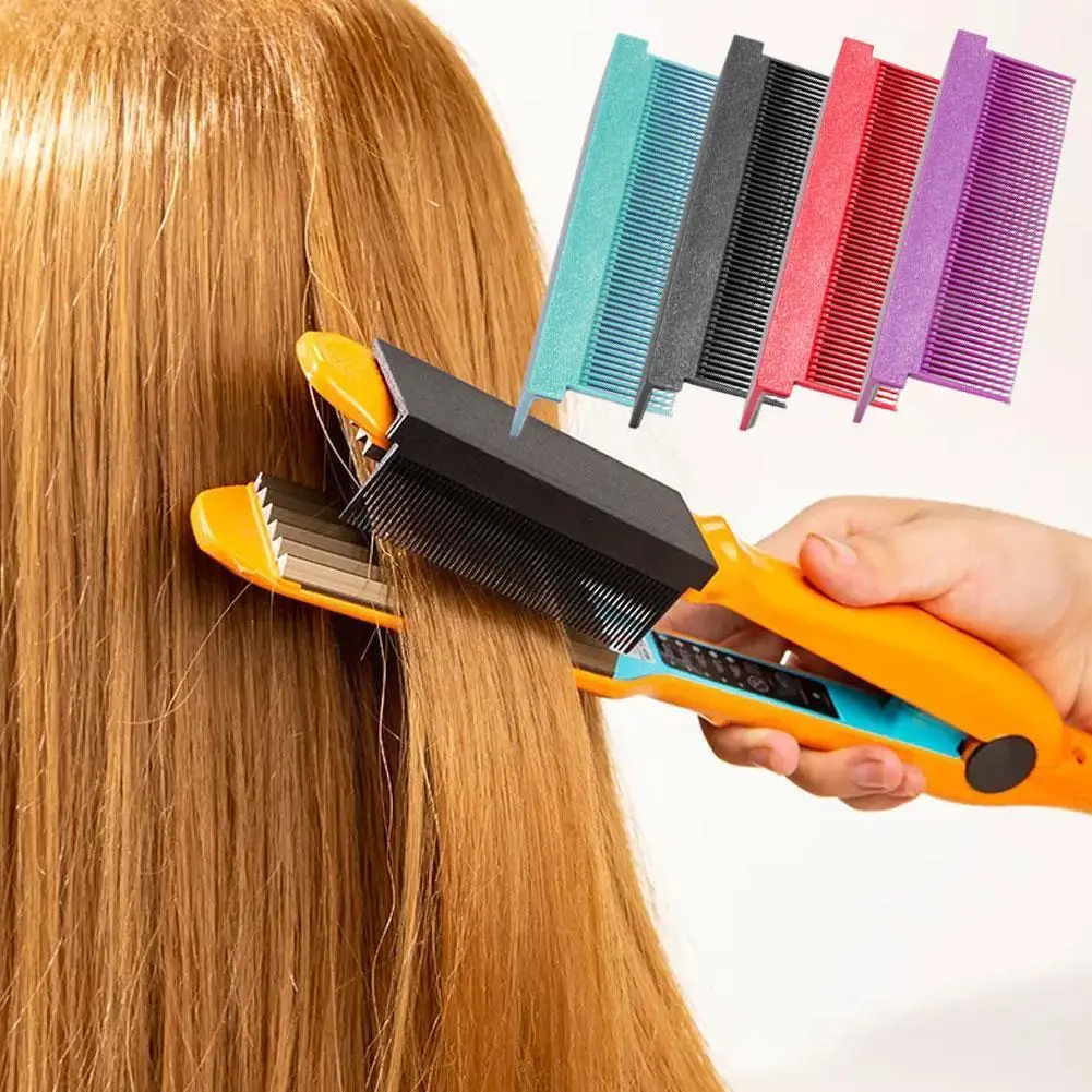 

Women Straightening Comb Attachment Fit Hair Straightening Flat Hair Convenient and Travel Iron Styling Home Washable Tool Q2Z5