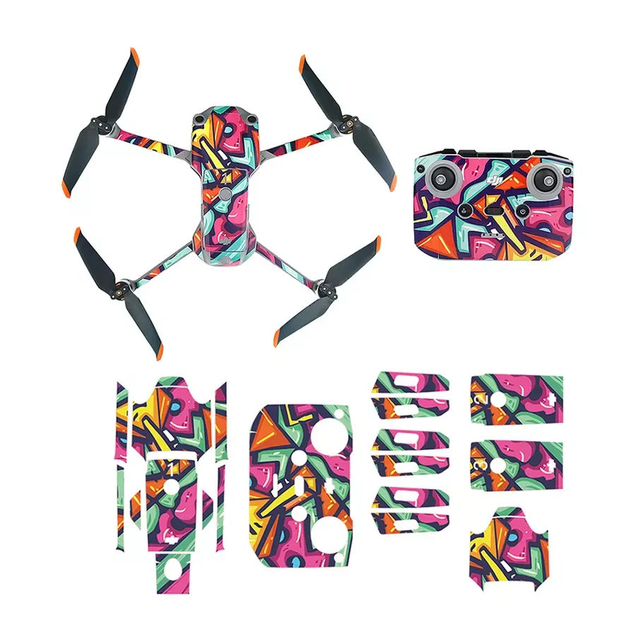 

Waterproof Air 2S Skin Sticker Scratch-proof PVC Stickers Protective Film Drone Decals for DJI Air 2S Accessories