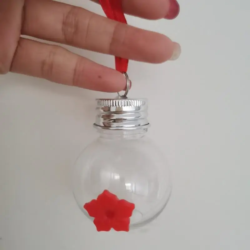 

Round Bulb Bird Feeder Outdoor Pet Bird Supplies Hanging Plastics Hummingbird Feeder Wholesale Hot Handheld Iron Hook Newest