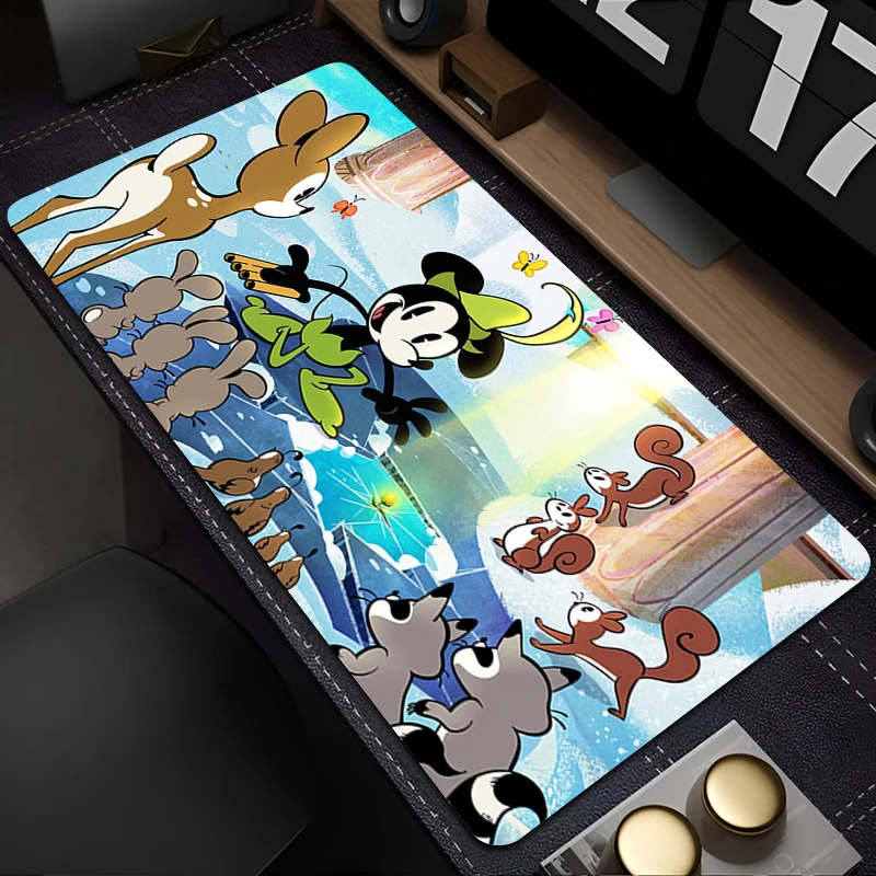 Фото Аниме коврик для мыши геймер игровой коврик для мыши M-mickey M-minnie Kawaii настольный коврик мультяшный игровой коврик компьютерный и офисный шкаф коврик для клавиатуры №3